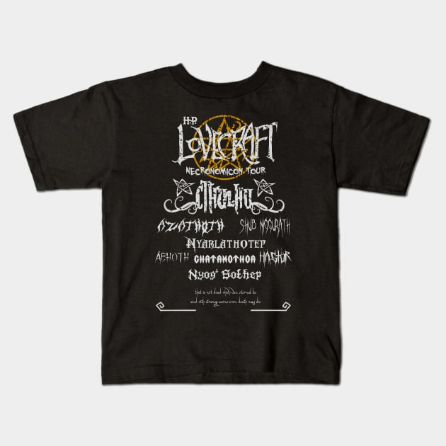 Necronomicon Tour Kids T-Shirt by Insomnia